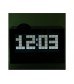 Fashion Multifunction Wide Screen Projector LED Alarm Clock (Black)