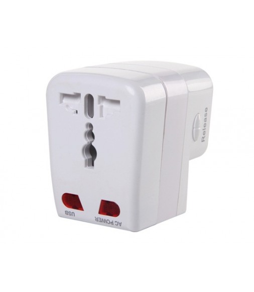 Functional GSM UK Plug Adapter Monitor (White)