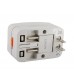 Global Travel Adapter Adaptor (White)