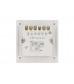 Home 4 Ports Digital Wireless Remote Power Switch (White)
