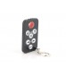 Mini Universal Remote Control with Keychain for TV Set (Black)