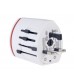 Travel Adapter with Dual USB Interface (White)