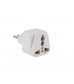 Italian Plug Adapter Adaptor (White)