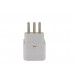 Italian Plug Adapter Adaptor (White)