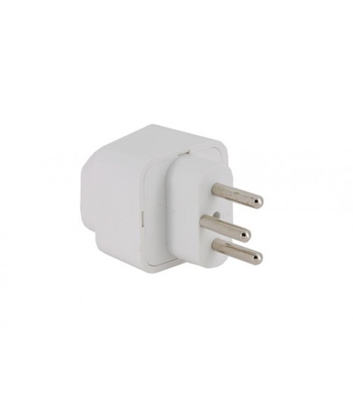 Swiss Plug Adapter Adaptor (White)