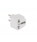 Swiss Plug Adapter Adaptor (White)