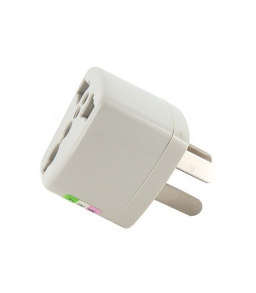 Universal Outlet Power Adapter Australian Plug (Silver)