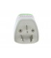 Universal Outlet Power Adapter Australian Plug (Silver)