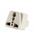 Computer IEC Universal Travel Adapter AC Power Plug (White)