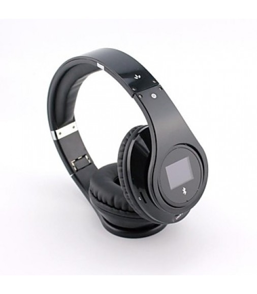 BQ968 Multifunction Bluetooth 3.0 Over Ear Headphone with LCD Screen for Smart Phones/PC