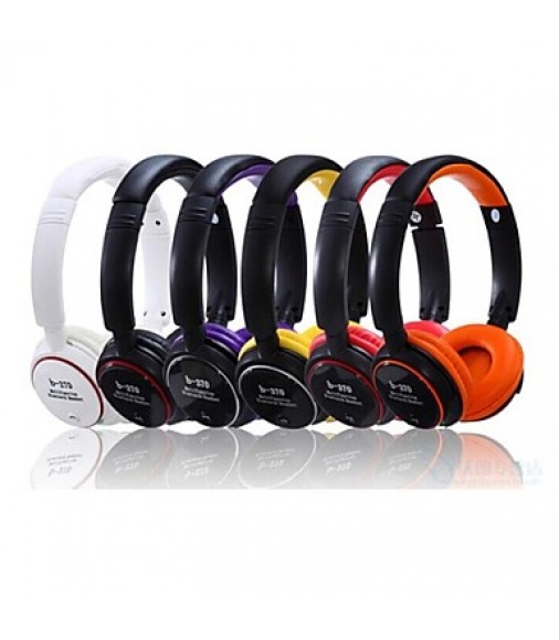 B370 Wireless Bluetooth 4.0 Streo Over Ear Headset with Mircophone Hi-Fi for Smartphone