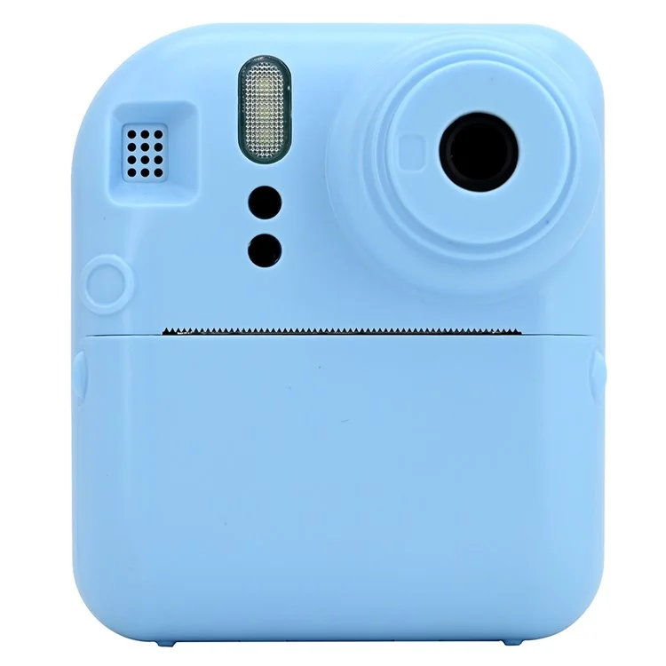 KDC-0013E 2.4-inch Screen Dual Lens Kids Instant Camera Photo Thermal Printing Camera Toy - Blue